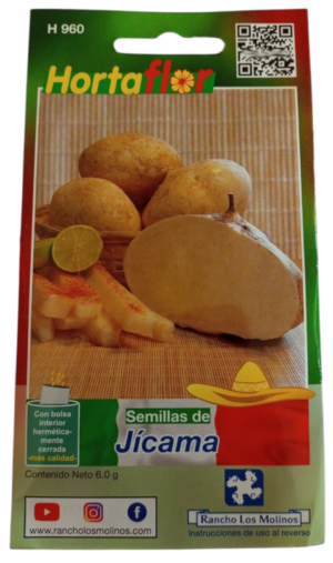 Semillas de Jícama HORTAFLOR – raíces crujientes y frescas perfectas para ensaladas y botanas