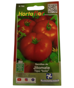 Semillas de Jitomate Bola HORTAFLOR – tomates redondos y jugosos perfectos para cocina diaria y ensaladas