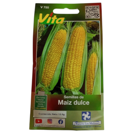 Semillas de Maíz Dulce HORTAFLOR – mazorcas tiernas y dulces ideales para asar y cocinar