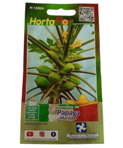 Semillas de Papaya HORTAFLOR – árboles frutales tropicales para cosechas de papayas dulces y nutritivas