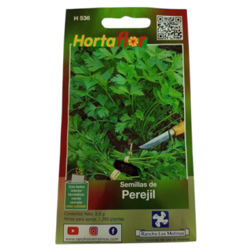 Semillas de Perejil HORTAFLOR – condimento fresco y versátil para guisos, ensaladas y salsas