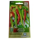 Semillas de Pimiento de Cayenne HORTAFLOR – variedad picante ideal para salsas, encurtidos y cocina casera