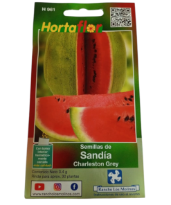 Semillas de Sandía Charleston HORTAFLOR – variedad resistente con frutos grandes y de sabor intenso