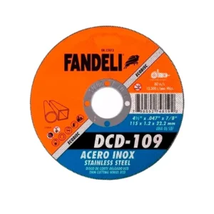 Disco corte INOX. FANDELI ECO 4 1/2" 74819 DCD-109