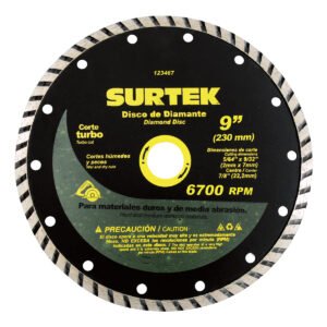 Disco de diamante segmentado, 4-1/2" Surtek