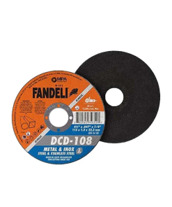 Disco de Corte Acero Inoxidable 4 1/2" 74650 Fandeli