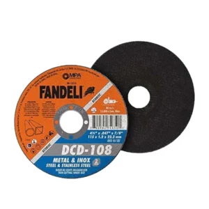 Disco de Corte Acero Inoxidable 4 1/2" 74650 Fandeli