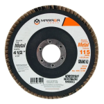 Disco Flap Laminado De Zirconio 4-1/2 X 7/8 G60 Maraga Blanco