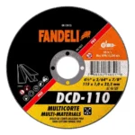 Disco Fandeli 74651 Corte Delgado Multicolor Pro 4 1/2pulg