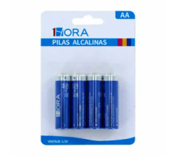 4 Pilas Baterías Alcalinas  1HORA AA