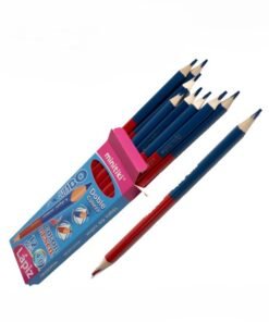 12 Lápices Bicolor Azul/Carmín