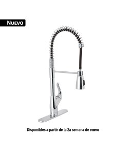 Monomando fregadero cromo, semi profesional, FOSET AERO