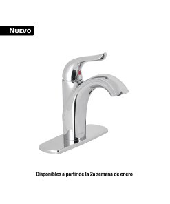 Monomando corto lavabo, cromo, FOSET AERO