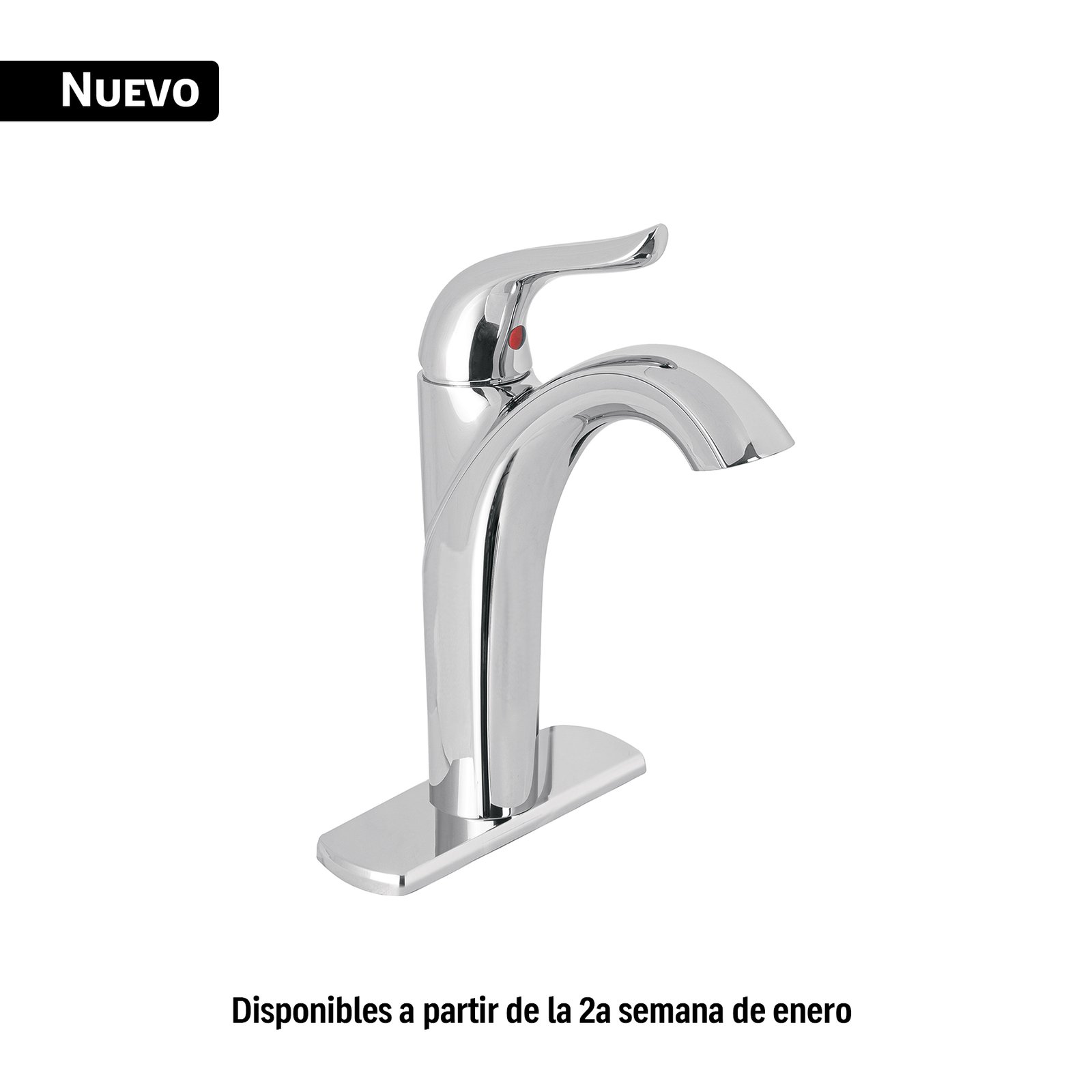 Monomando alto lavabo, cromo, FOSET AERO