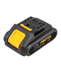 Batería ion litio, 12V, 2 Ah, PRETUL