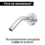 Brazo y chapetón para regadera, blíster, cromo, FOSET BASIC