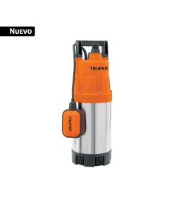 Bomba sumergible acero inoxidable,agua limpia,1-1/2HP,TRUPER