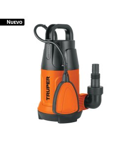 Bomba sumergible plástica,1- 1/2 HP para agua limpia, TRUPER