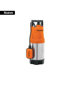 Bomba sumergible acero inoxidable, agua limpia, 1HP, TRUPER