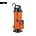 Bomba sumergible de hierro fundido, para agua sucia, 1 HP