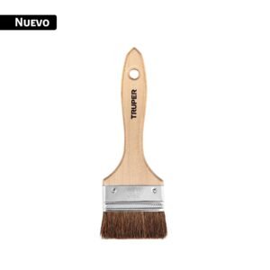 Brocha pelo de camello de 2-1/2' con mango de madera, TRUPER