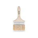 Brocha cerdas sintéticas 5' corte recto, mango de madera
