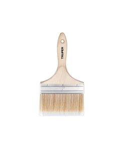 Brocha cerdas sintéticas 6' corte recto, mango de madera