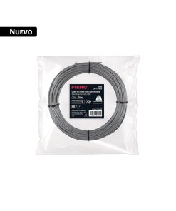 Cable rígido 1/16' x 20 m, acero galvanizado, FIERO