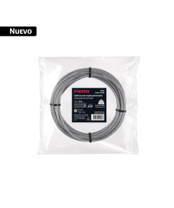 Cable rígido 3/16' x 5 m, acero galvanizado, FIERO