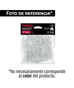 Bolsa con 3 metros de cadena tipo victor de 2 mm, FIERO