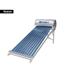 Calentador solar, 10 tubos, 130L, 3 personas, FOSET BASIC