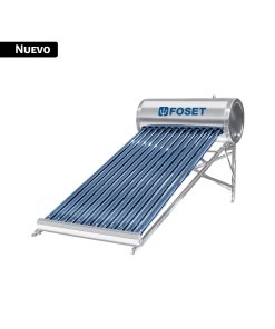 Calentador solar, 12 tubos, 150L, 4 personas, FOSET BASIC