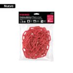 Bolsa con cadena plástica roja 8 mm x 5 m, FIERO