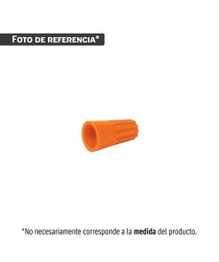 Bolsa con 10 capuchones p/cable calibre 16 a 14 AWG, VOLTECK