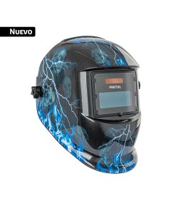 Careta electrónica para soldar sombra 9-13, rayos, PRETUL