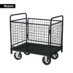 Carro de plataforma con canastilla, 400 kg, PRETUL