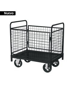 Carro de plataforma con canastilla, 400 kg, PRETUL