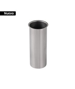 Casquillo de acero inoxidable para contracanasta,10cm,1-1/2'
