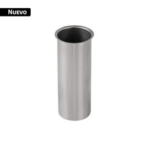 Casquillo de acero inoxidable para contracanasta,10cm,1-1/2'
