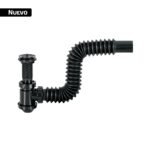 Céspol de bote de ABS con contra, cromado, para lavabo, FOSE
