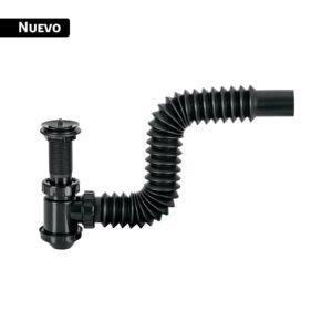 Céspol de bote de ABS con contra, cromado, para lavabo, FOSE