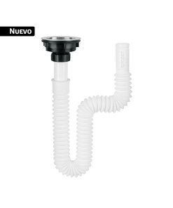 Céspol flexible con contracanasta de acero inoxidable, FOSET