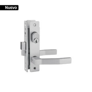 Cerradura para perfil de aluminio, llave-llave, natural