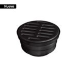 Coladera 5' universal, ABS, negra 1/4 vuelta, FOSET