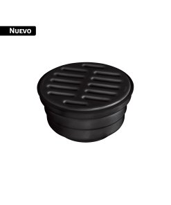 Coladera 5' universal, ABS, negra 1/4 vuelta, FOSET