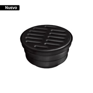 Coladera 5' universal, ABS, negra 1/4 vuelta, FOSET