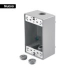 Condulet rectangular 1/2' tipo FS de 3 salidas, VOLTECK
