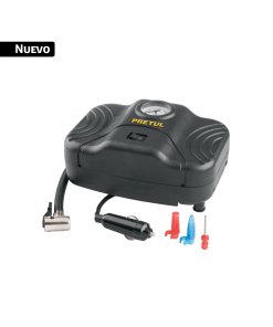 Inflador portátil para auto, 12 V, PRETUL