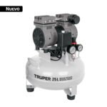 Compresor de aire, silencioso, grado médico,25L, 1HP, TRUPER