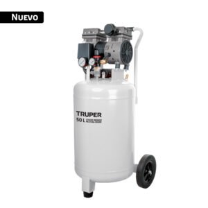 Compresor de aire, silencioso, grado médico,50L, 1HP, TRUPER